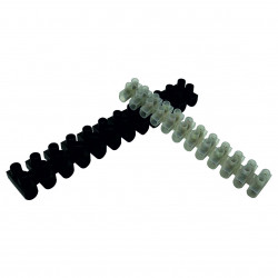 60A Natural Terminal Block, Strip of 12 connectors